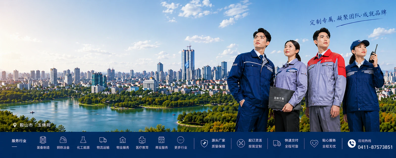 初中夏装校服正面款式参考图